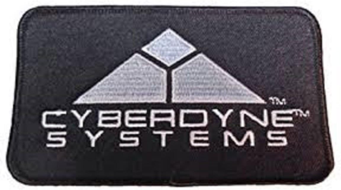 Terminator Movies Cyberdyne Systems Logo Embroidered Badge Iron on Patches Iron-on/Sew-on Embroidered Patch