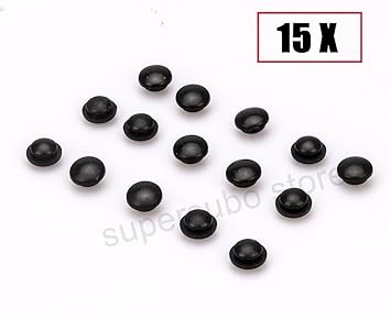 Amazon Com 15x Black Rubber Pads Harley Floorboards Rubber Pads