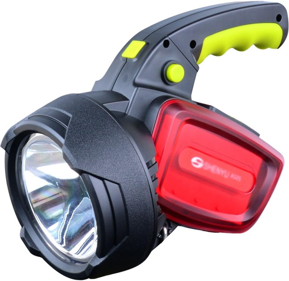Flashlighx Super Bright Outdoor Handheld Portable USB Rechargeable Flashlight Torch Multifunctional LED Searchlight Lamp Camping Hiking Hunting Waterproof Spotlight