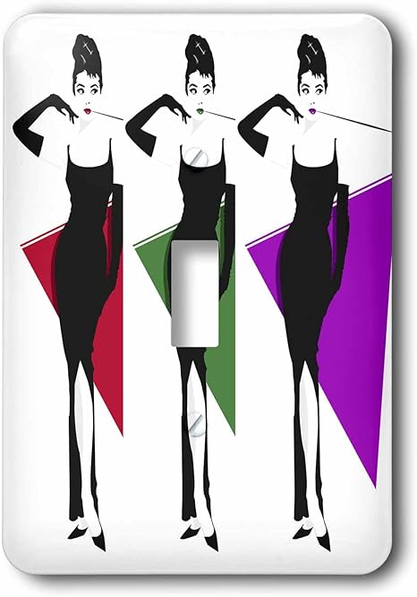 Amazon Co Jp 3droseリナピロオードリー ヘプバーン風 オードリー ヘプバーン風 British女優 ファッションアイコン 画面凡例 照明スイッチカバー シングルトグルスイッチ Lsp 1 Diy 工具 ガーデン