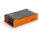 Palmer PWT 12 IEC Universal Pedalboard Power Supply with USB, 12 Outputs | Black Orange