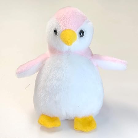 Amazon ぬいぐるみ ペンギン 押し笛入り 音が鳴る ぺんぎん 黒 ピンク ブルー 14ｃｍ ピンク ぬいぐるみ おもちゃ