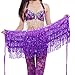 MUNAFIE Women's Belly Dance Hip Scarf Performance Outfits Skirt Festival Clothing