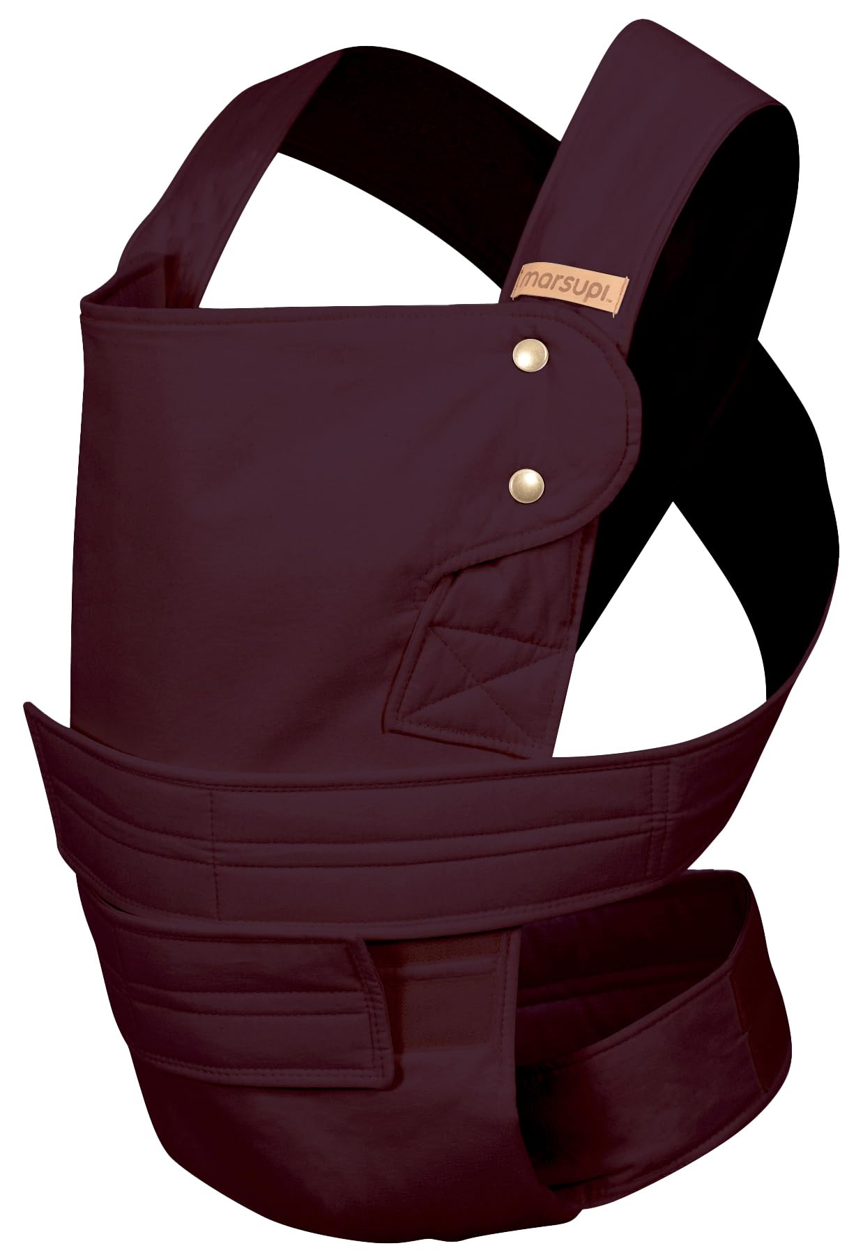 marsupi Classic Baby Carrier - Newborn from Birth up to 15 kg - Baby Equipment - Closure - Lightweight and Compact - Berry L