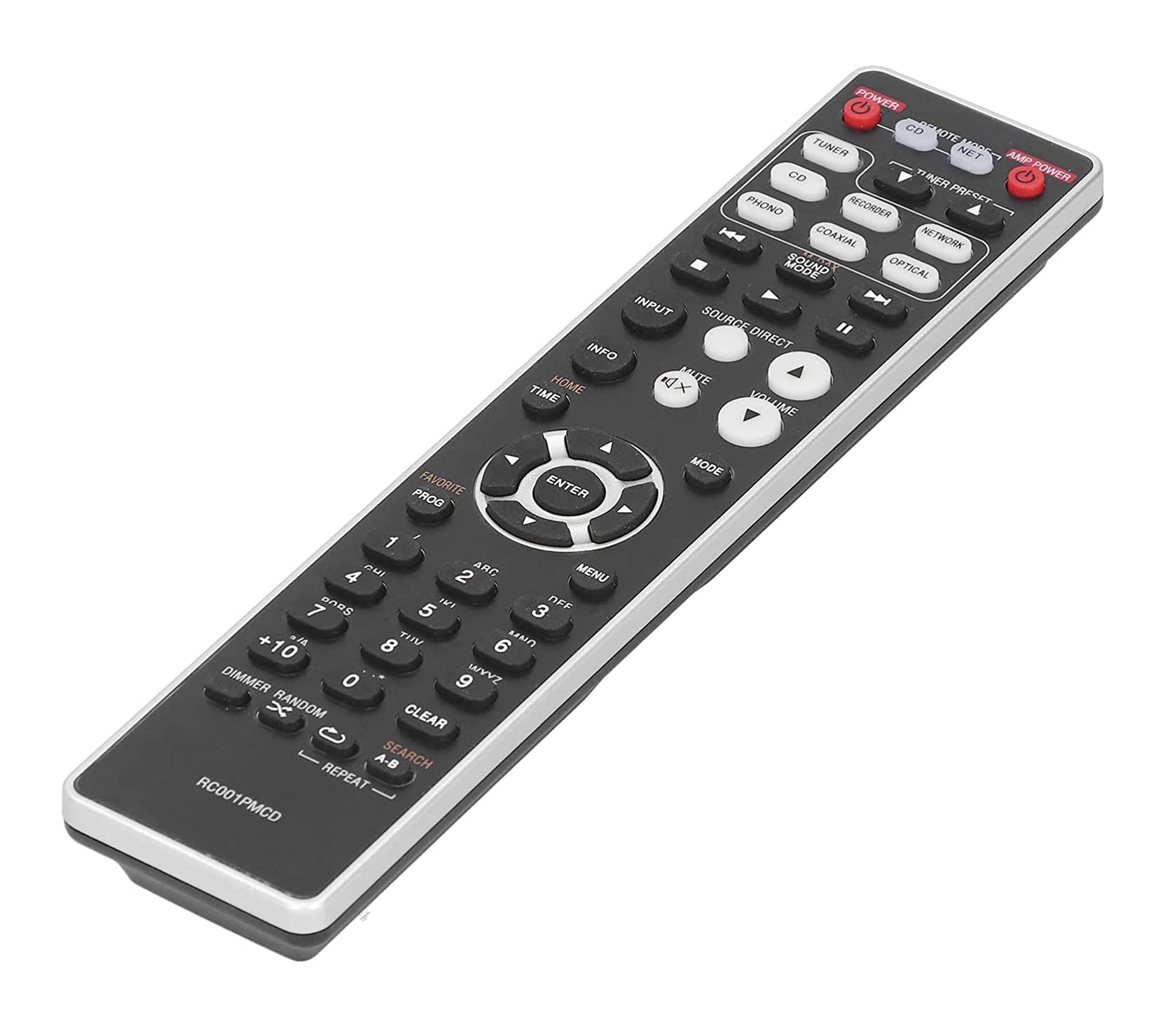 AULCMEET RC001PMCD Replacement Remote Control Compatible with Marantz Hi-Fi Compact Disc Player CD-6005 PM6005 PM-6005 CD6005