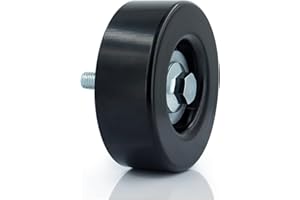 Belt Idler Pulley, 36299, 12555609, 12669569 Belt Pulley Compatible with Select Buick, Chevrolet, GMC, Hummer, etc Models. Automotive Replacement Idler Pulley by KeeRoarin (with Bolt)