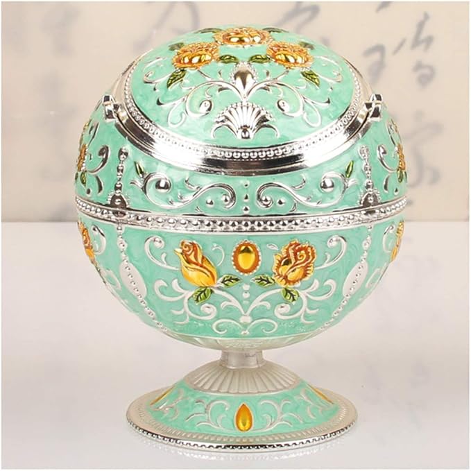 Ashtrays, European Decorative Green Ornaments Anti Oxidation Ashtray