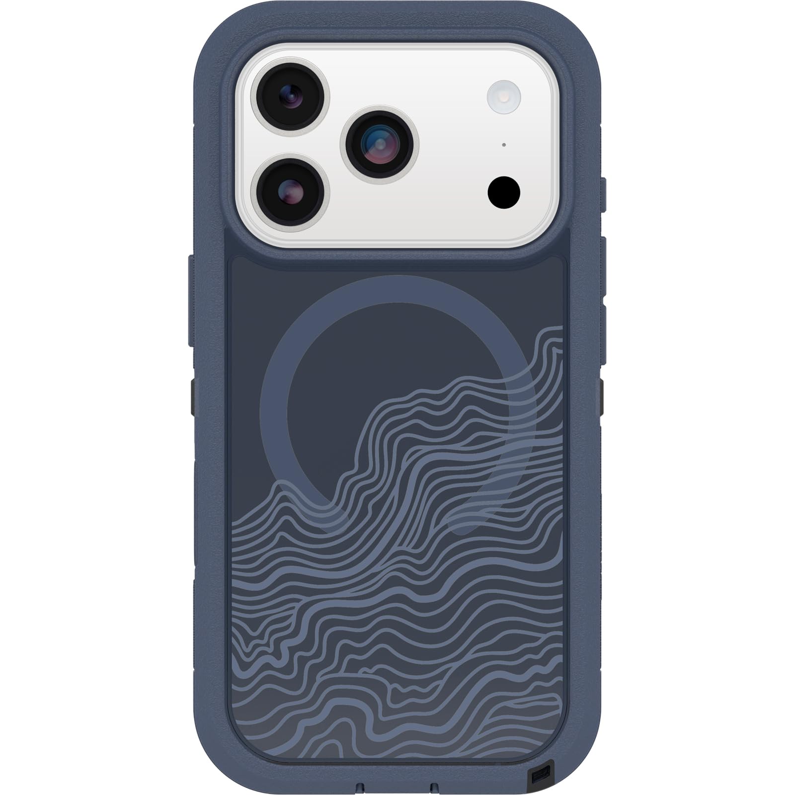 Photo 1 of OtterBox iPhone 17 Pro Defender Series Pro XT Clear Case - Offgrid - Blue