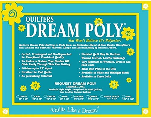 Quilters Dream Request White Poly Queen Batting