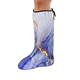 LedBack Purple Marble Print Leg Cast Cover Soft