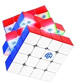 GAN 460 M V2 4x4 Magnetic Speed Cube for Speedcubers, Frosted Version | 160 Magnets, Smooth &amp; Responsive Turning, Omni-directional Positioning, Flagship Craftsmanship, 3D Puzzles, Birthday Gifts