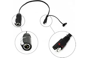 ACOPOWER Adapter-SAE to Furrion 2 Pin Connector, Black