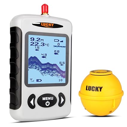 Amazon.com: Lixada portátil Sonar Fish Finder Sounder ...