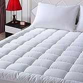 EASELAND RV King Mattress Pad Pillow Top Mattress Cover Quilted Fitted Mattress Protector Cotton Top 8-21" Deep Pocket Coolin