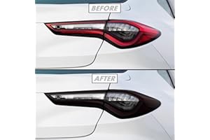 SlickMod PreCut Vinyl Smoke Tint for 2021-2022 Acura TLX Tail Light (2. Taillight Cutout, 20% Dark Smoke)
