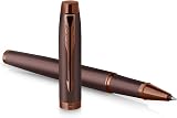 Parker IM Monochrome Rollerball Pen Burgundy Finish Fine Point Gift Box