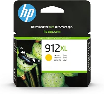 HP 912XL Yellow High Yield Original Ink Cartridge (3YL83AE)