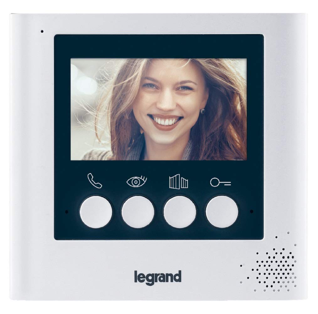 Legrand - Screen for additional indoor station - 4.3 inches - white