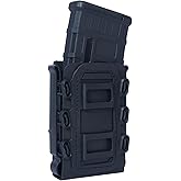 Hbskyan 5.56mm 7.62mm Mag Pouch Universal Magazine Holder for MOLLE Vest Packs Tactical PALS Webbing Belt Clip for 5.56 Magazine Holster Magazine Holder