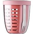 Mepal Fruit and Veggie Pot Ellipse - Vivid Mauve