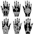 Tattoo Stencil Kit Temporary Tattoo Template Set, Tattoo Stencils for Hand Body Art, 6-Sheet