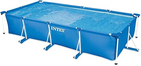 intex 28274fr kit de piscina tubular estructura de metal azul 4 5 x 2 2 x 84 cm 7100 l