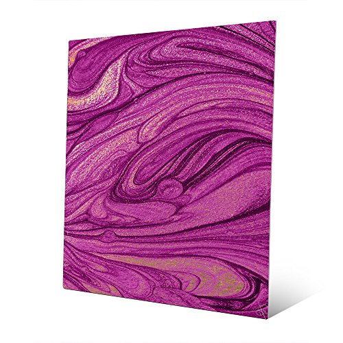 Morganite and Amber (Non-Metallic) Abstract Marbled