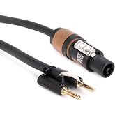 Proco S12BN-50 Banana-Speakon Speaker Cable- 50 Feet