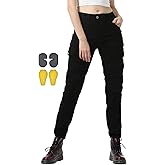 Adventure Motorcycle Jeans for Women with Armored Protection, XXS-4XL