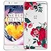 Oneplus 3 3T Case,TOPNOW Shockproof Ultrathin Soft TPU Advanced Printing Pattern Phone Cases Cover for Oneplus 3 / Oneplus 3T (Flower-Rose red)