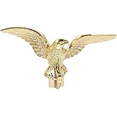 POPETPOP Eagle Flagpole Topper 4.33 Inch Plastic Outdoor Flag Pole Head Finial for Garden Patio Yard Decorative Flagpole Ornament