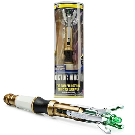 Doctor Who Schallschraubenzieher des 12. Doctors Sonic Screwdriver mit Licht und Sound 23,5cm