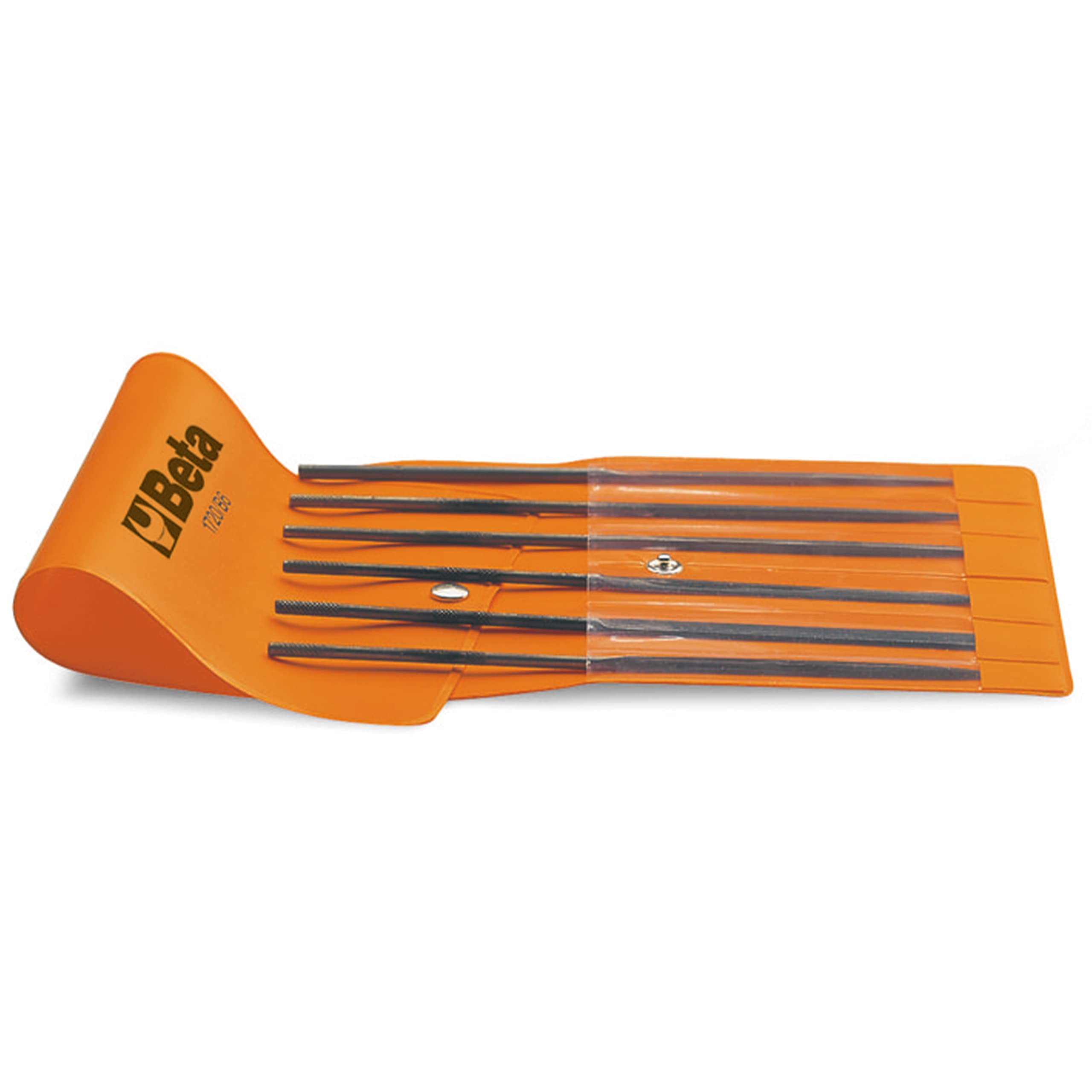 Beta 17200002 Model 1720/B6 Set of 6 Needle File, In Plastic Wallet, 160mm