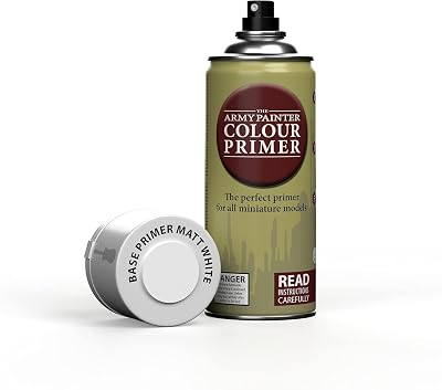 The Army Painter Matt White Colour Primer 400 ml Acrylic Spray