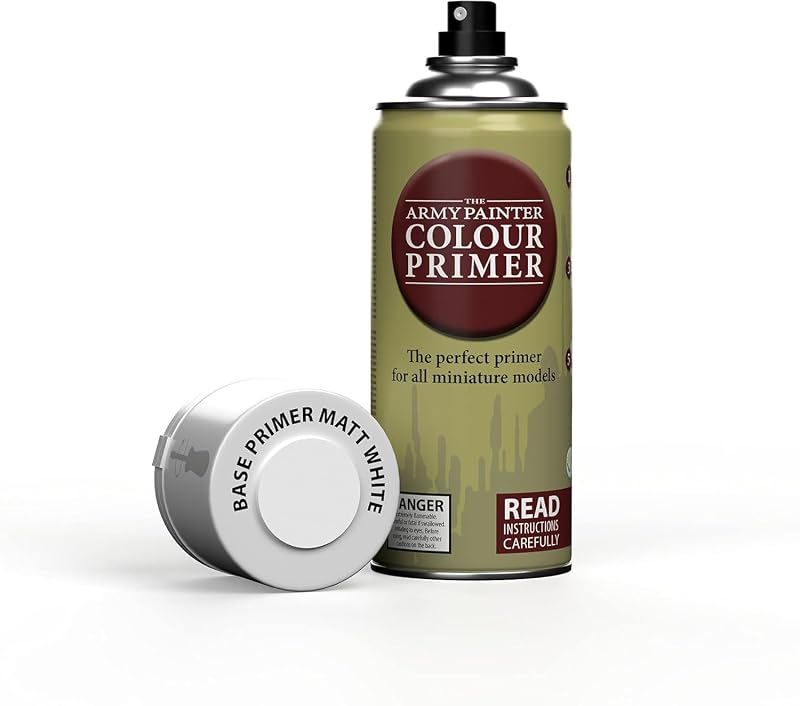 The Army Painter Matt White Colour Primer 400 ml Acrylic Spray