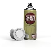 The Army Painter, Colour Primer Matt White, 400 ml acrylic spray | Spray Paint Basecoat for Miniature Model Undercoat Priming, Plastic Wargames, DnD &amp; Warhammer
