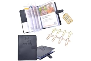 Tract Holder for Ministry, Multi-Pocket Field Service Supplies Organizer, Soft Imitation Leather Ministry Organizer with Clea