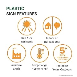 ComplianceSigns.com Overfill Alarm Sign, 10x7