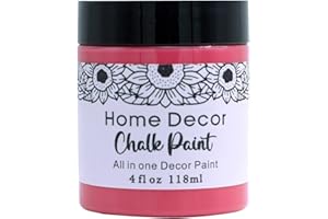 DGAGA Red Chalk Paint for Furniture,Chalk Finish Furniture Paint,Craft Paint for Wood,Interior House Paint,Chalkboard Paint for DIY Home Decor,Table,Cabinet,Laminate,No Sanding