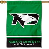 North Dakota Fighting Hawks Wordmark Logo House Flag Banner