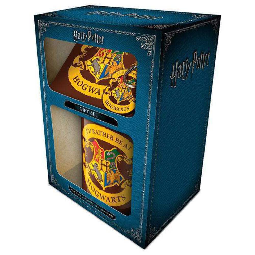 Harry Potter (Rather Be at Hogwarts) Mug, Coaster and Keychain Set