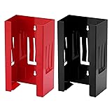 CASOMAN 2PCS Magnetic Glove/Tissue Dispenser, Black