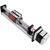 FUYU FSL40 Linear Guide Version 2.0 Table Ball Screw Motion CNC Linear Guide Stage Actuator Motorized Nema 23 Stepper Motor[1000mm Stroke Work Size]