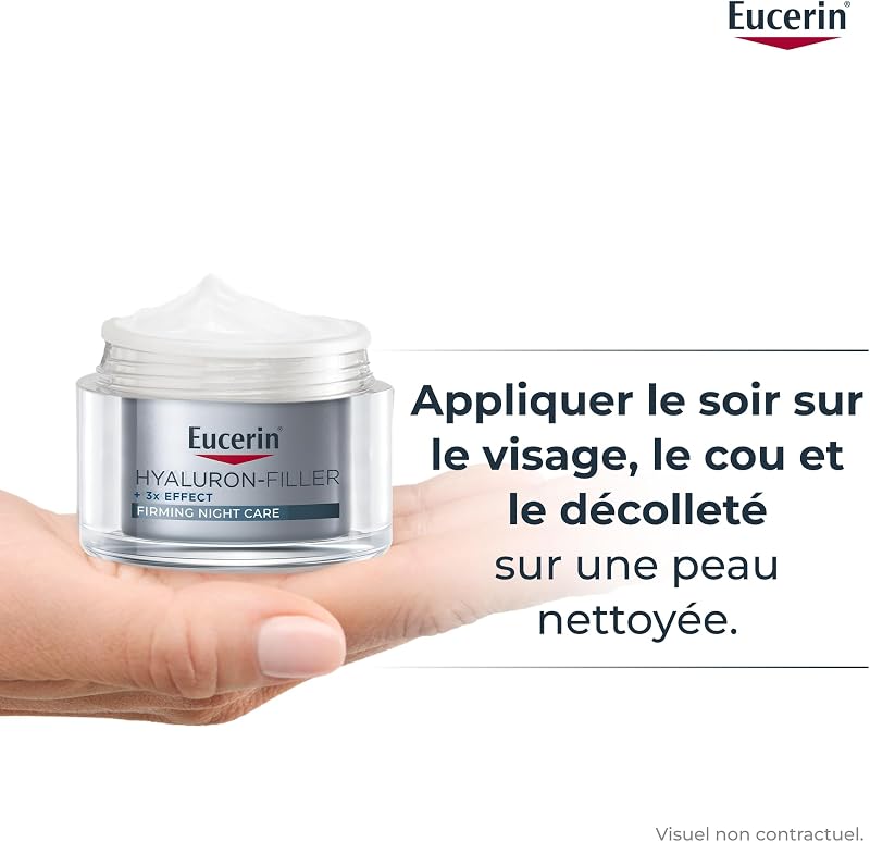 Hyaluron-Filler +3xEffect Crème de Nuit, Soin Anti-Âge, 50 ml