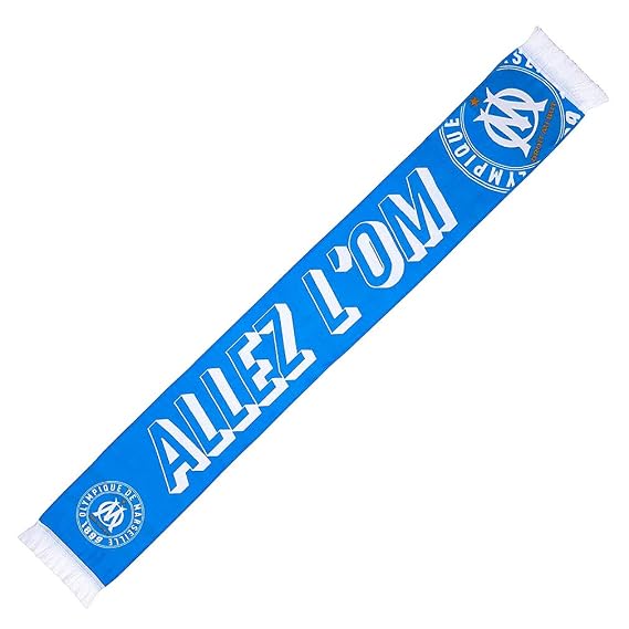 Écharpe Olympique De Marseille Officielle - 140cm Acrylique