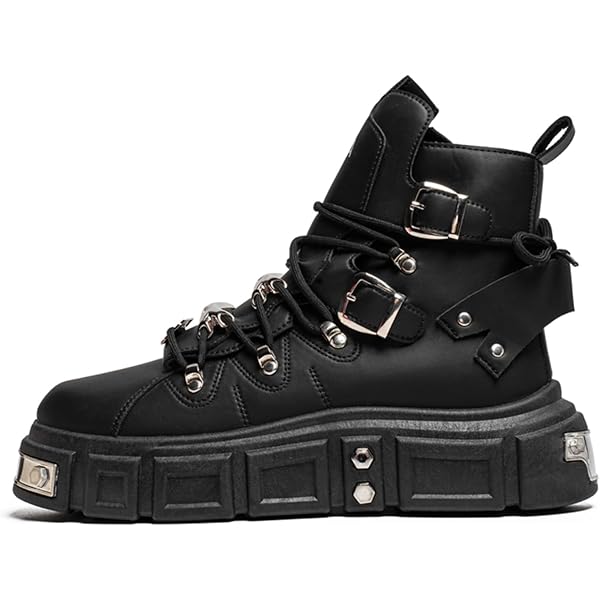 Amazon.com: New Rock NewRock 106 S1 Unisex Metallic Black Classic