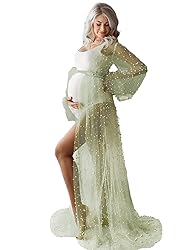 Tulle Maternity Dress for Photoshoot Long Puffy
