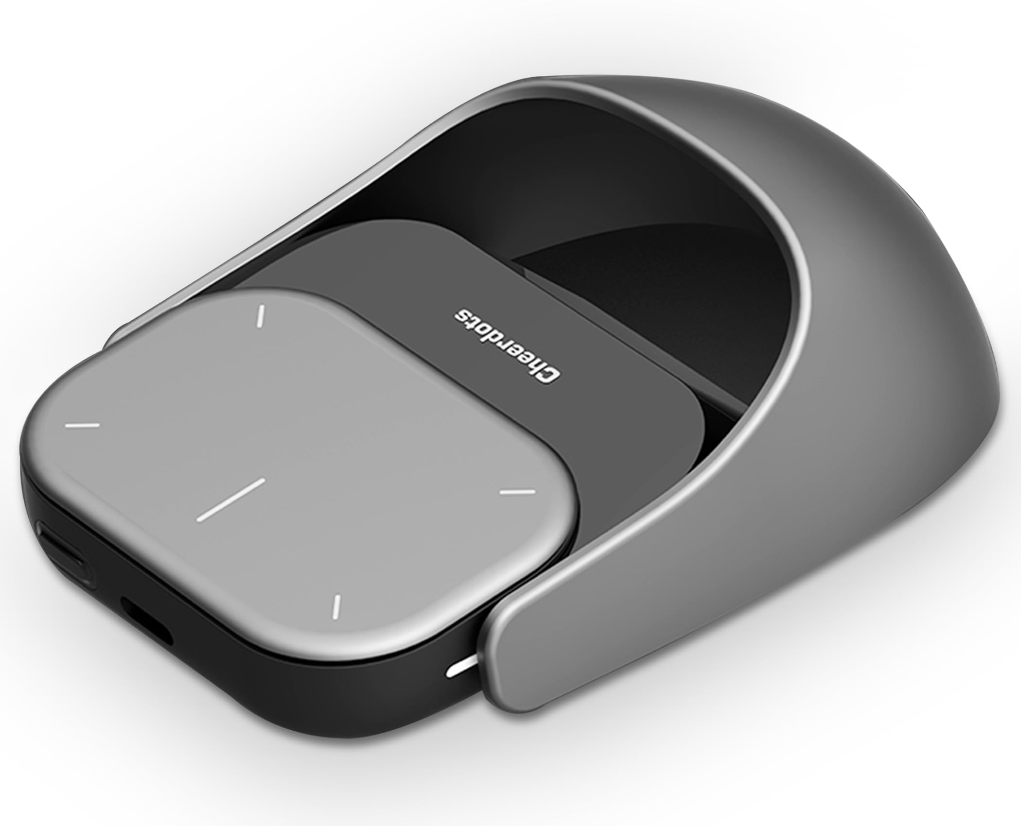 Photo 1 of 2025 New Wireless Mouse - 3 in 1 Detachable Computer Mouse, Presenter Presentation Pointers Remote with Laser, Ultra-Lightweight, Compatible with PC/Mac/Laptop (No ChatGPT, No Recording, Silver)