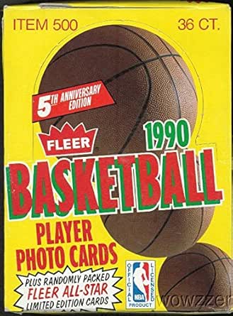 1990 fleer basketball cards box Clearance