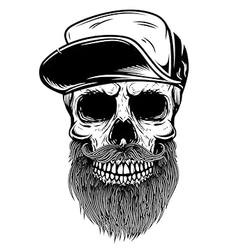 cap and skull